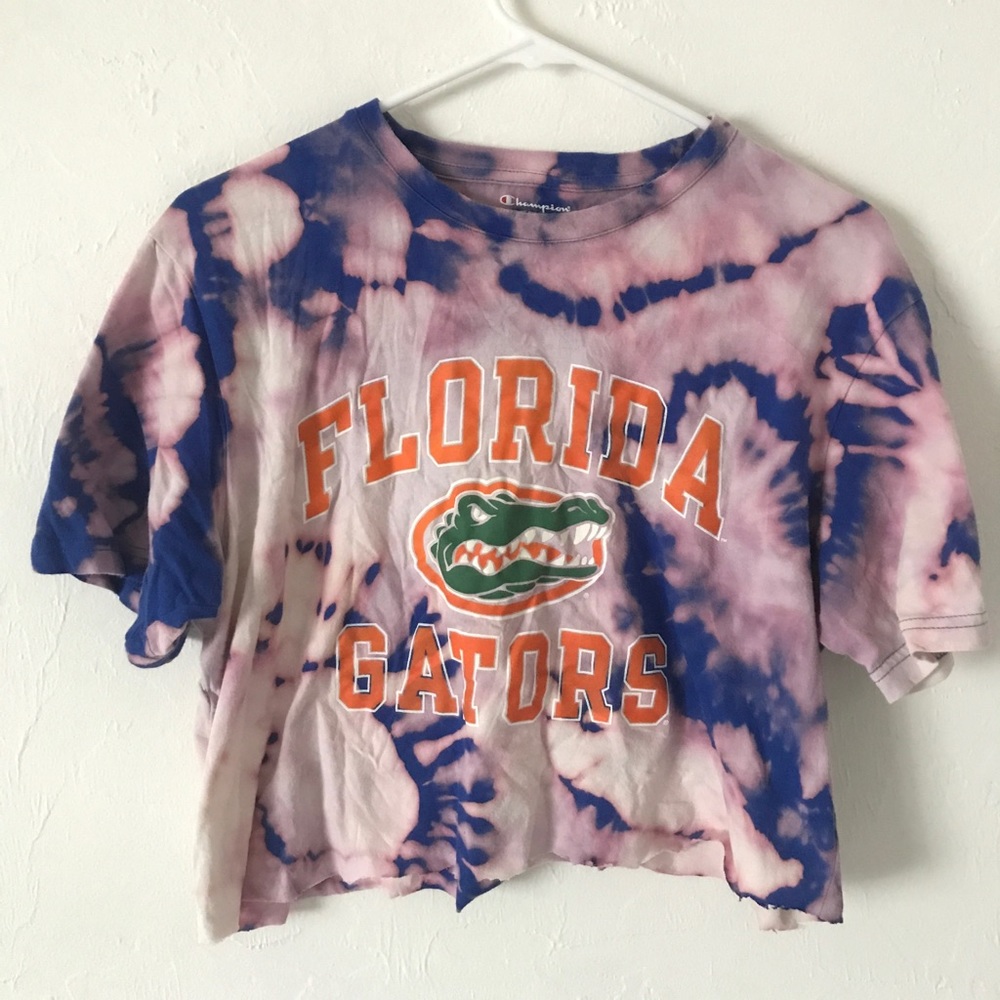 Florida Gators Tie Dye Crop Top